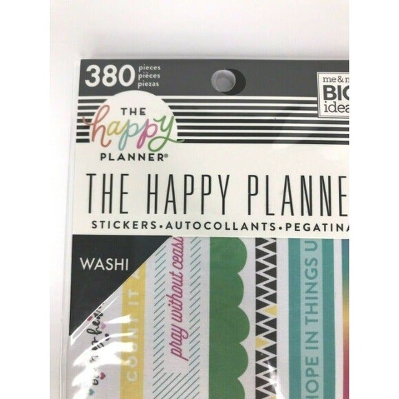 The Happy Planner Washi Stickers 380 Pieces- NEW Sealed! - Picture 2 of 5